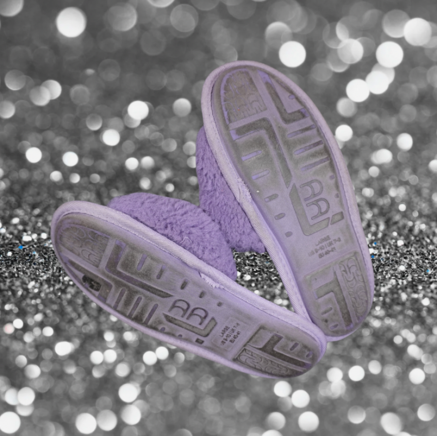 Smelly and Dirty Purple Slippers